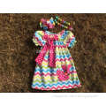 baby girls Easter Bunny dress with matching headband and chunky necklace set
